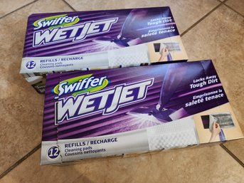 (2) New Boxes Of SWIFFER Wet Jet Refills