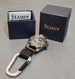 New STAUER Quartz Keychain Style Watch