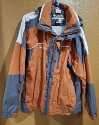 COLUMBIA Size Large Men's OMNI TECH Waterproof Jacket