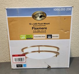 New In Box HAMPTON BAY 12' Flush LED Light