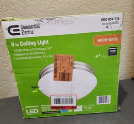 Brand New COMMERCIAL ELECTRIC 9' Ceiling Mount Light