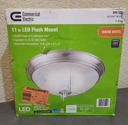 Brand New COMMERCIAL ELECTRIC 11' LED Ceiling Mount Light