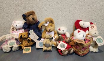 Assortment Of BOYD'S BEARS Plush Collectible Figures