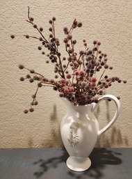 Flower Vase With Artificial Arrangement