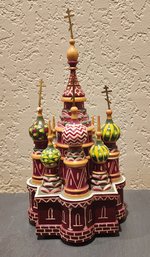 Russian Cathedral Wooden Music Box