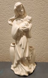 Vintage Porcelain Religious Sculpture