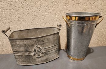 Decorative Metal Buckets