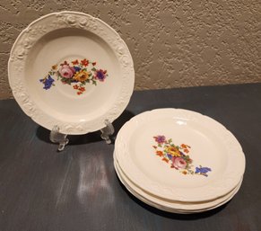 Vintage Set Of RAVENNA Fine China Serving Plates