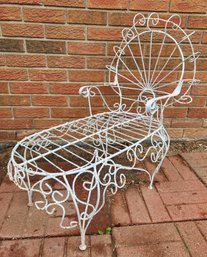 Vintage Metal Outdoor Patio Chair