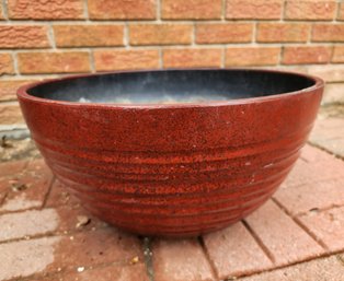 Large Red Decorative Flower Pot