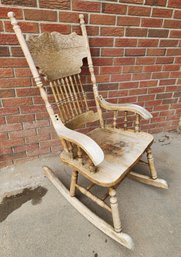 Vintage Wooden Rocking Chair