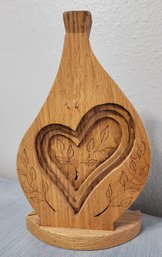 Hand Crafted Wood Sculpture SIGNED