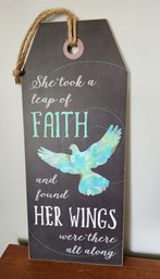 Home Decor Hanging Inspirational Sign