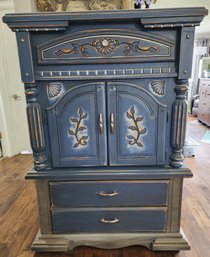 Vintage Storage Cabinet With Drawers