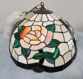 Vintage Tiffany Style Stained Glass Light Lamp Shade