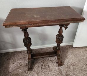 Vintage Wooden Buffet Table