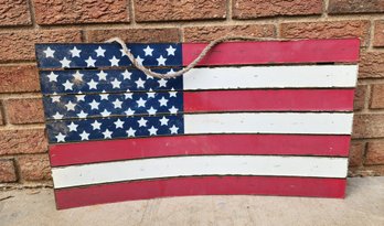 Wooden Home Decor Hanging American Flag Sign