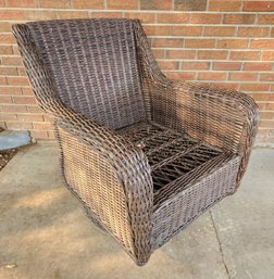 HAMPTON BAY Wicker Patio Furniture Glide Function Chair #2