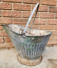 Vintage Metal Pail With Handle