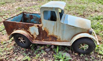 Vintage Metal Truck Yard Decor