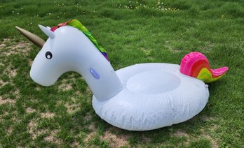 HUGE Unicorn Inflatable Lounge Chair Pool