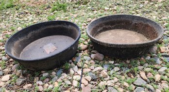 (2) Feed Or Water Bowls