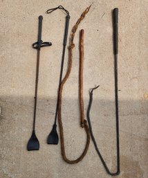 Assortment Of (4) Horse Whips