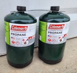 (2) Brand New COLEMAN Propane Canisters