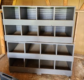 (2) Wooden Storage Cubby SYSTEMS