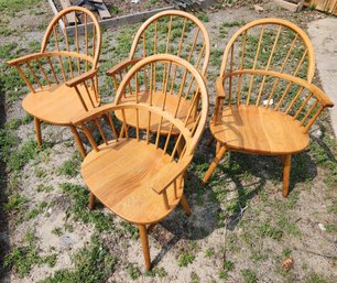 (4) Kitchen Wooden Chairs