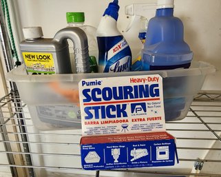 Assortment Of Cleaning Supplies