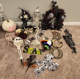 Large Assortment Of Halloween Decorations