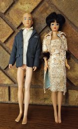 (2) Vintage 1960's BARBIE Dolls