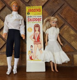 (2) Vintage 1960's BARBIE Dolls