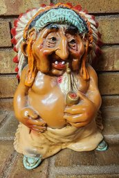 Vintage UNIVERSAL STATUARY Indian Themed Statue