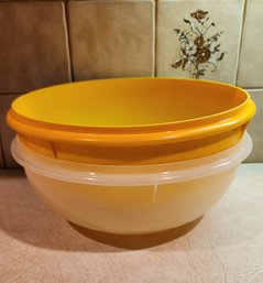 (2) Large TUPPERWARE Mixing Bowls