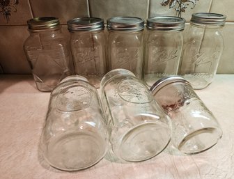 Assortment Of Canning Jars (some Without Lids)