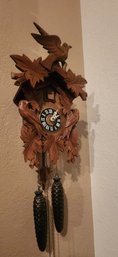 Vintage Germany Black Forest Wooden Cuckoo Clock