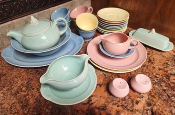 Vintage PASTEL Fine Chinaware Dining Set