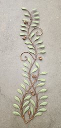 Large Plant Theme Wall Accent Home Decor Metal