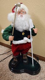 Santa Claus Golf Theme Motion Effect Holiday Figure