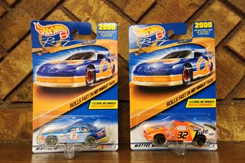 (2) Retired Vintage HOT WHEELS RACING Cars