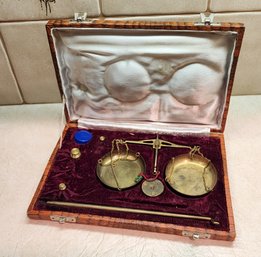 Vintage Beam Scale With Original Case