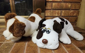 (2) Vintage Stuffed Dog Figures