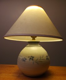 Vintage 12' Tall Table Lamp With Shade