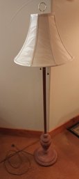 Vintage 60' Tall Floor Lamp With Shade