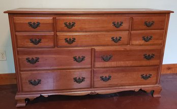 Vintage KLING Solid Cherry Chest Of Drawers