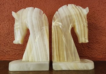 Set Of Vintage Horse Themed Bookends