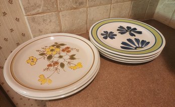 Assortment Of Mid Century Modern Plates