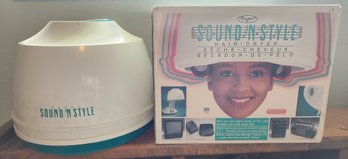 Vintage Portable SOUND & STYLE Head Dryer